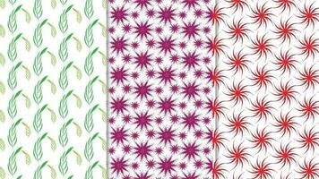Modern floral pattern design vector template, colorful stylish abstract background for wallpapers, textile, packaging, design of luxury products.