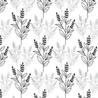 Floral pattern design background template. vector