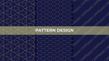 Modern seamless geometric pattern design vector template.