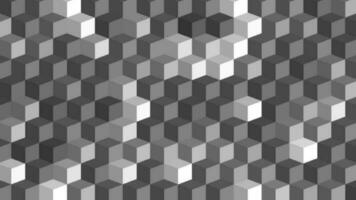 astratto colore mosaico, puzzle salvaschermo sfondi con piazza forme movimento a strisce griglia. geometrico grafico movimento animazione. senza soluzione di continuità modelli puzzle stile con semplice elegante video