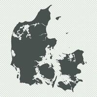 alto detallado aislado mapa - Colombia vector