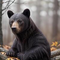 a bear close up. photo