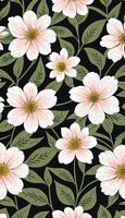Floral camouflage pattern, A pattern that is both beautiful and functional. photo