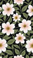 Floral camouflage pattern, A pattern that is both beautiful and functional. AI Generative photo