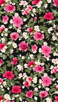 Floral camouflage pattern, A pattern that is both beautiful and functional. AI Generative photo