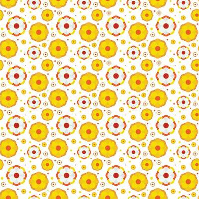 retro seamless pattern with flowers for social media posts, banner, card design, etc.