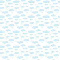 sky with clouds seamless pattern vector illustration