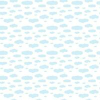 sky with clouds seamless pattern vector illustration