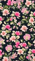 Floral camouflage pattern, A pattern that is both beautiful and functional. AI Generative photo