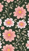 Floral camouflage pattern, A pattern that is both beautiful and functional. photo