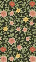 Floral camouflage pattern, A pattern that is both beautiful and functional. AI Generative photo