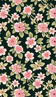 Floral camouflage pattern, A pattern that is both beautiful and functional. AI Generative photo