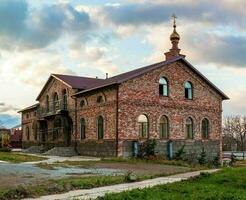 S t. serafines monasterio para hombres en russky isla foto