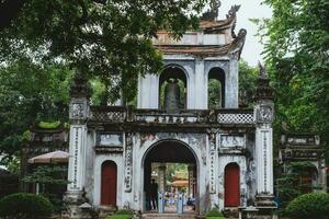 templo literatura Vietnam foto