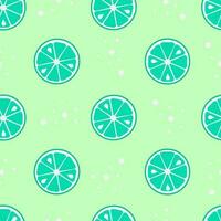 Lime green seamless pattern. Vector design.