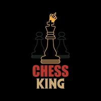 Chess T-shirt design vector