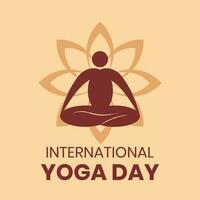 internacional yoga día vector gratis descargar