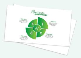 Business data visualization. vector