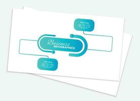 Business data visualization. vector template