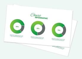 Business data visualization. vector