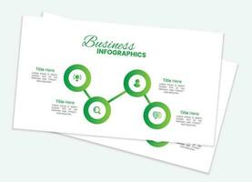 Business data visualization. vector