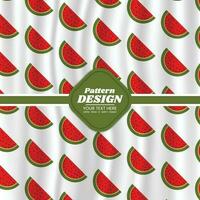 fruit pattern background design vector