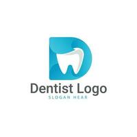 Dental care vector logo template