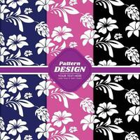 Seamless Pattern Elements Flower Ditsy Pro Vector