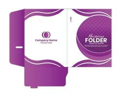 Presentation folder template design, Folder design vector