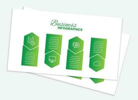 Business data visualization. vector