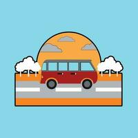 Retro Car vector illustration