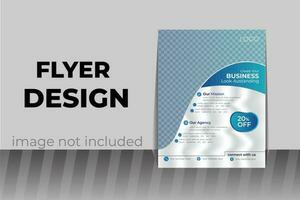 new modern business flyer design. vector