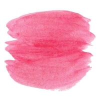 Pink watercolor abstract spot. You can use it as a brush or as a background vector