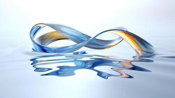 Water Abstract futuristic background photo