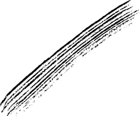 black grungy brush stroke on white background