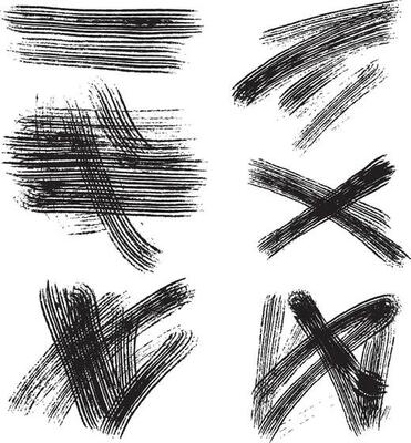 Vintage paint strokes, great design for any purposes.