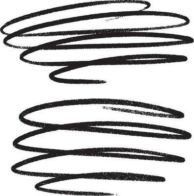 Paint strokes in abstract style on black background.