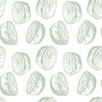 Vintage pattern with orange for decorative design. Fabric print. vector