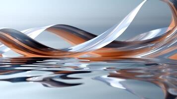 Water Abstract futuristic background photo