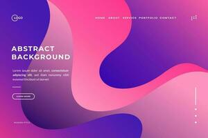 Abstract Background Wave Modern was created with a modern and minimalist aesthetic in mind. It's perfect for a landing page or web app, and would also make a great mobile app background vector