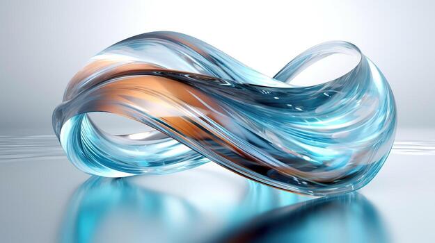 Water Abstract futuristic background photo