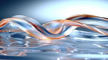 Water Abstract futuristic background photo