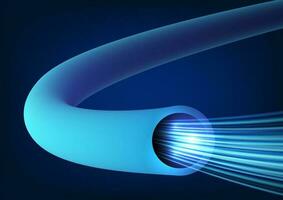 3d cable tecnología. cable tubos utilizar circular formas a ser arreglado juntos. atención en oscuro azul tonos adecuado para carteles y tecnología vector