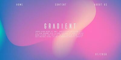 Abstract color gradient, modern blurred background and texture, template with an elegant design concept, minimal style composition, Trendy Gradient  for your graphic design vector