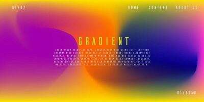 Abstract color gradient, modern blurred background and texture, template with an elegant design concept, minimal style composition, Trendy Gradient  for your graphic design vector