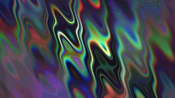 A colorful abstract wavy background with many different colors. 2D rendering abstract pattern video