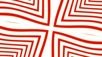 Orange color symmetry outline texture animation background. 2D rendering abstract background video