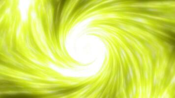 Fast motion yellow warp vortex spin animation background. 2D computer rendering pattern video
