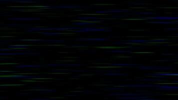 Green and blue flowing line motion from left to right. 2D computer rendering motion graphic video