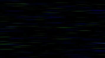 Green and blue flowing line motion from left to right. 2D computer rendering motion graphic video